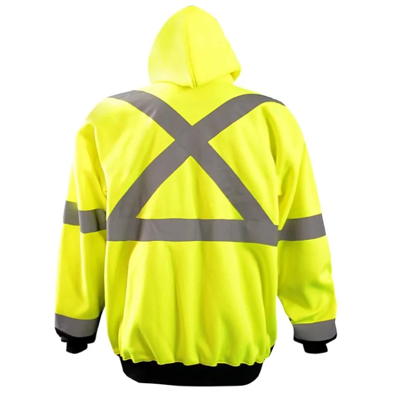 OccuNomix Men's Hi-Vis ""X"" Back Sweatshirt