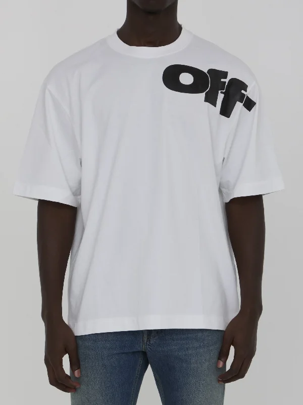 Off White Skate T-Shirt With Shared Logo