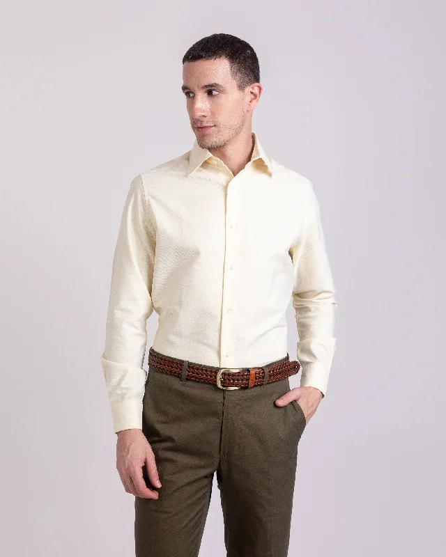 Pale Yellow Oxford