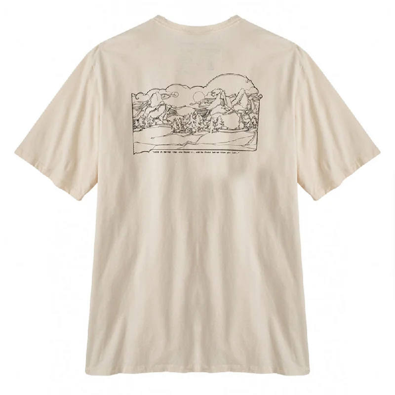 Patagonia Lost And Found Organic Pocket T Shirt Undyed Natural