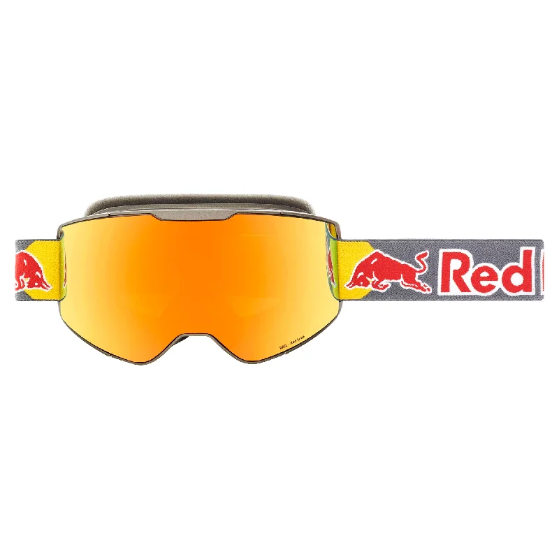 One Size / Metallic Grey with Red Mirror Lens