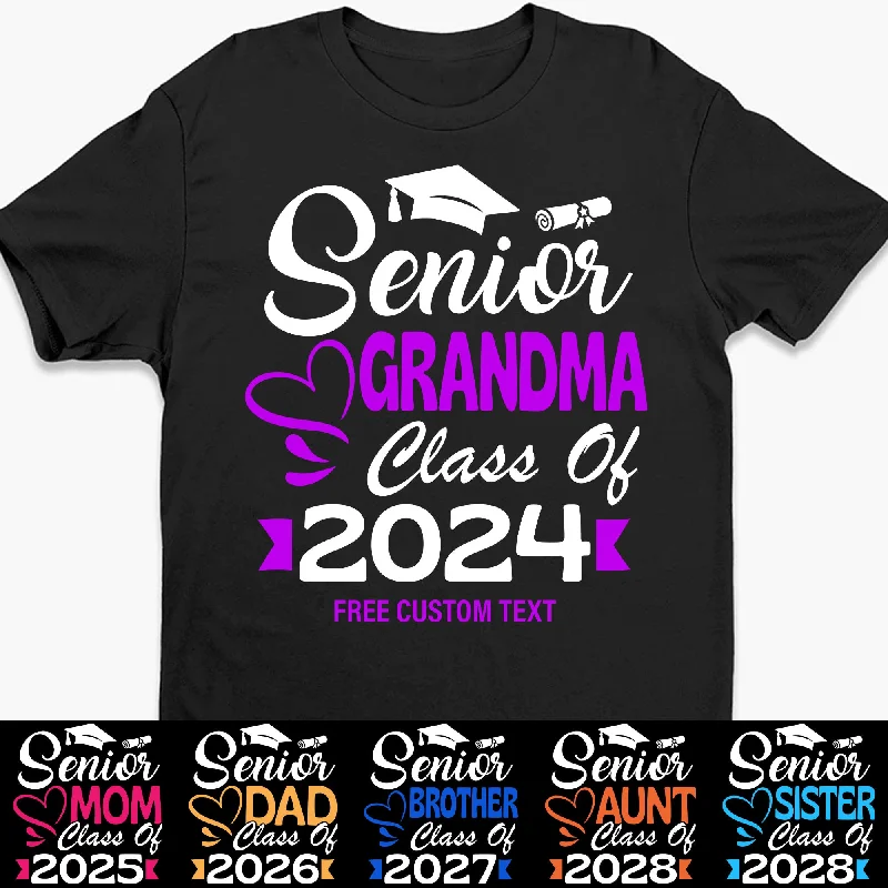 Proud Family Senior 2024 - Class Of 2024 - Personalized Custom Graduation Shirt C504V1