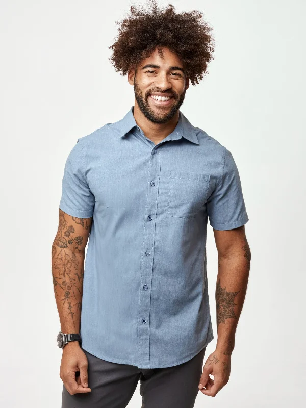 Short Sleeve Stretch Button Up Essentials 3-Pack