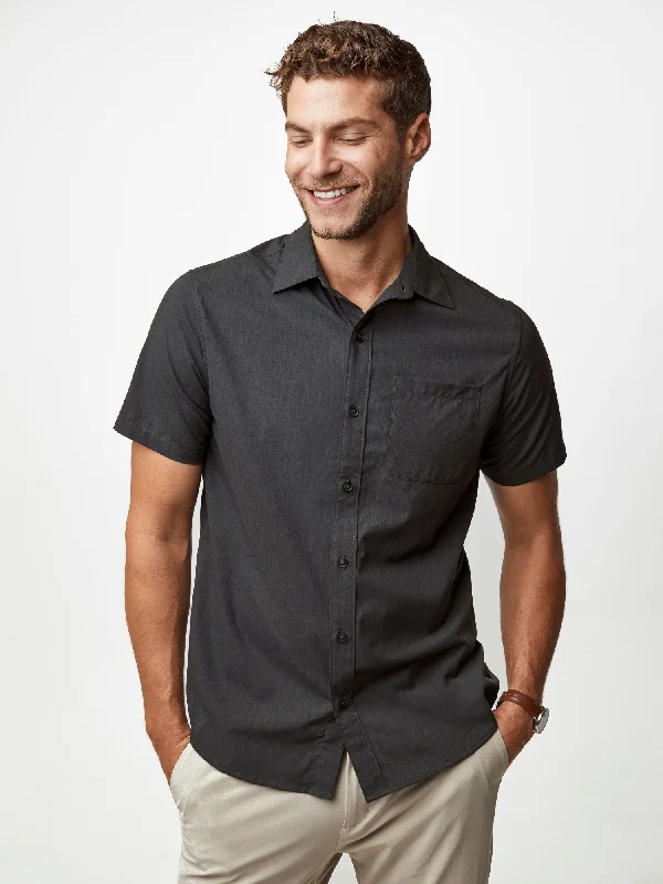 Short Sleeve Stretch Button Up Essentials 3-Pack