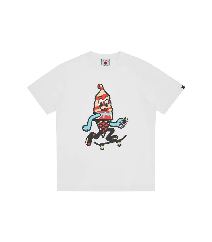 SKATE CONE T-SHIRT - WHITE