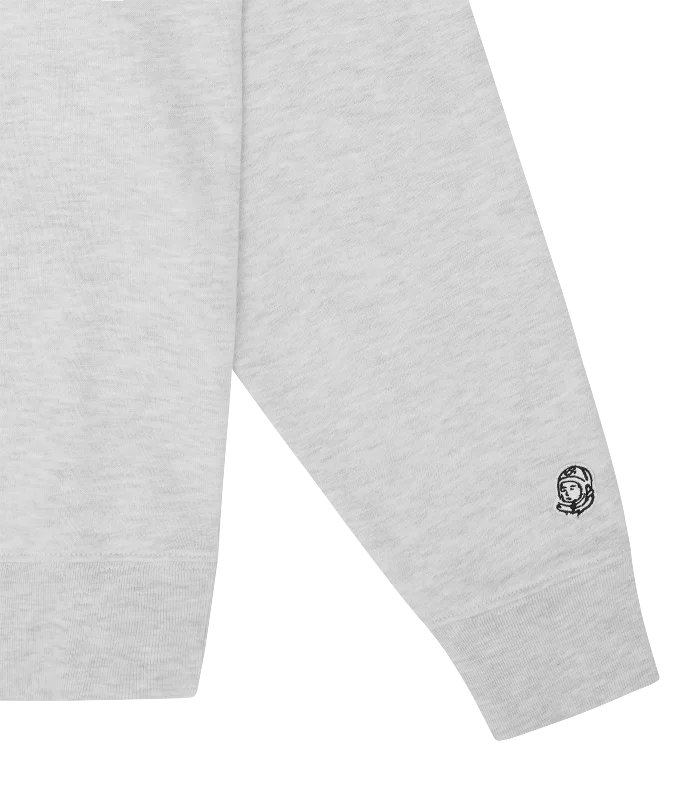 SMALL ARCH LOGO CREWNECK - HEATHER ASH