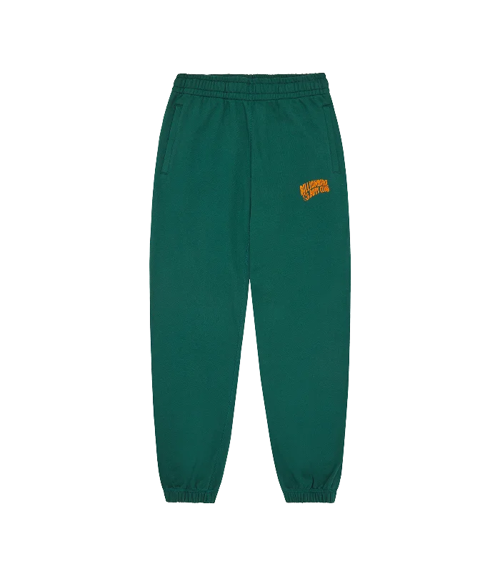 SMALL ARCH LOGO SWEATPANTS - FOREST GREEN