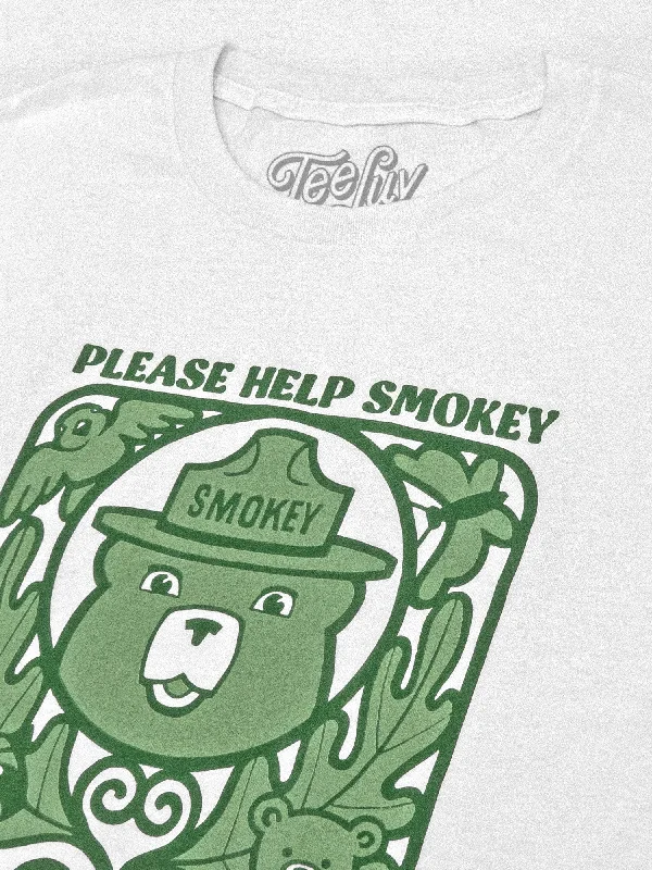 Smokey Bear Prevent Wildfires T-Shirt - White