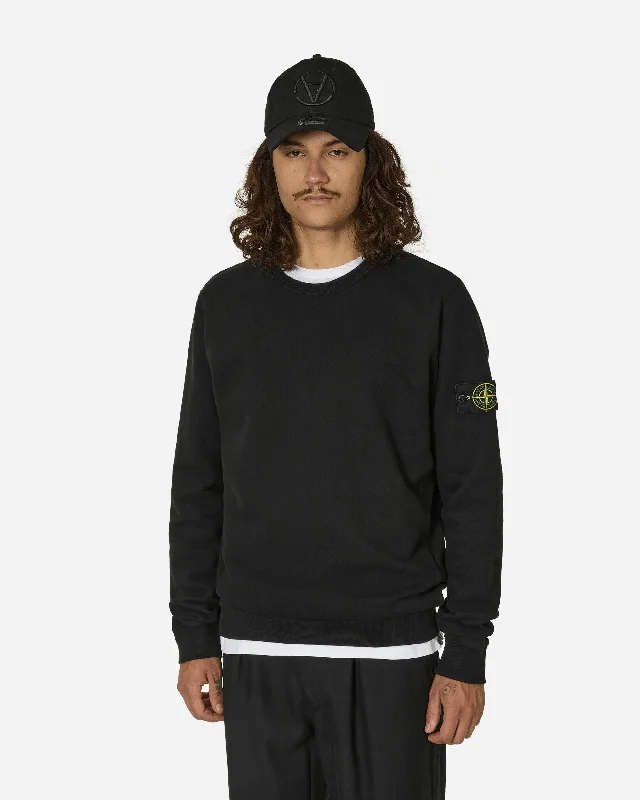 Garment Dyed Crewneck Sweatshirt Black