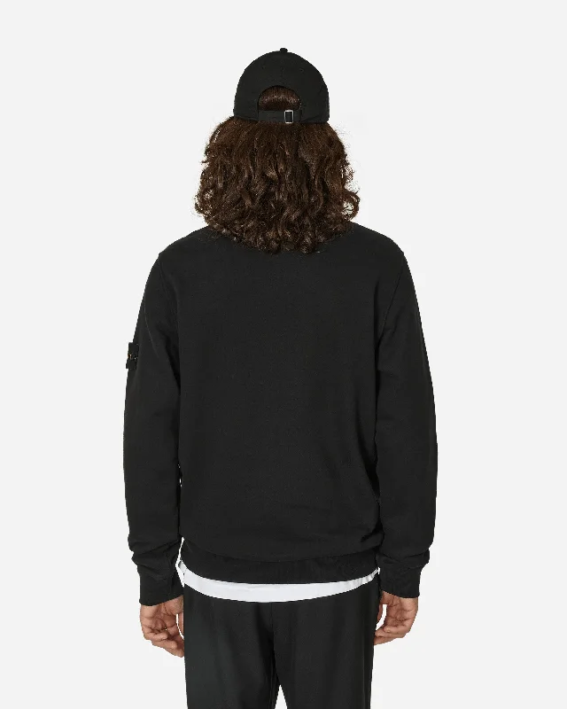 Garment Dyed Crewneck Sweatshirt Black