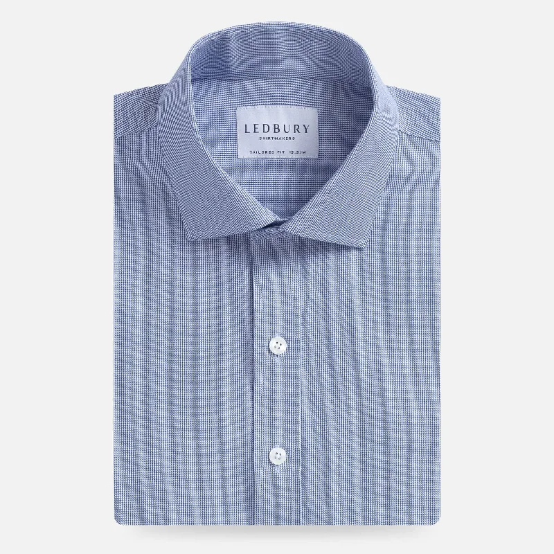 The Deep Sea Bayard Houndstooth Dress Shirt