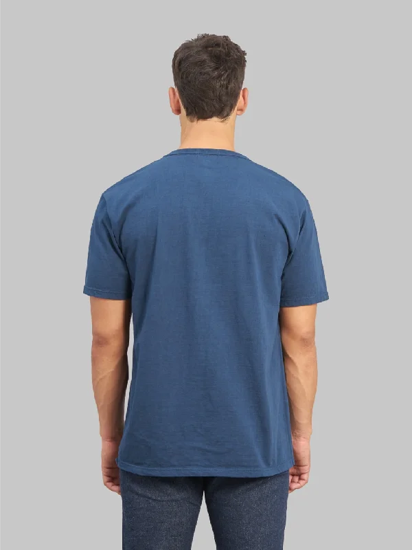 The Strike Gold Loopwheeled T-Shirt Navy