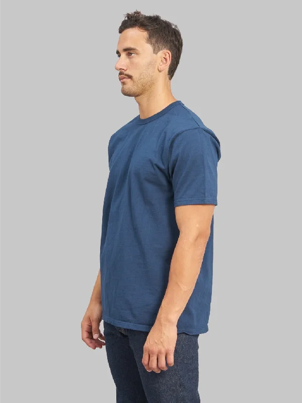 The Strike Gold Loopwheeled T-Shirt Navy