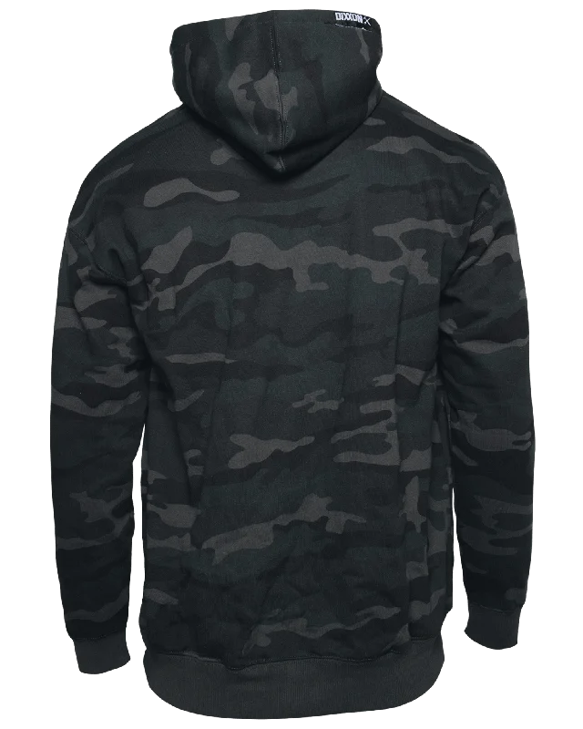 White Working Class TM Pullover Hoodie - Black Camo