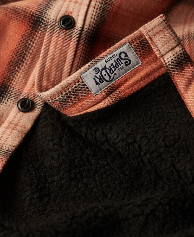 Wool Miller Overshirt | Roderick Check Orange