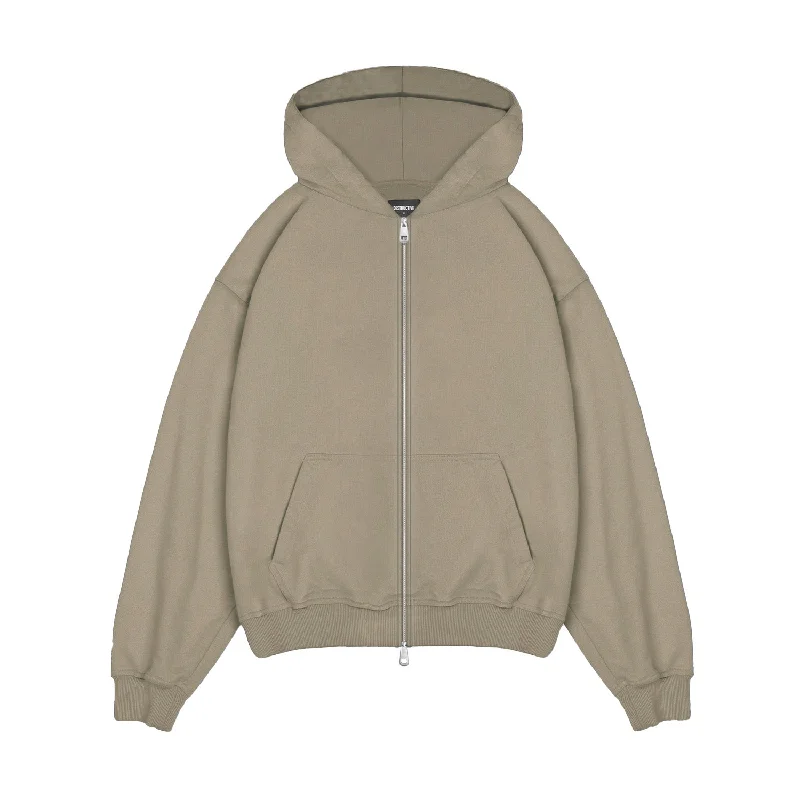 Zip Hoodie - Olive