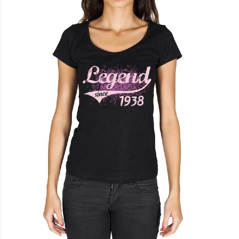 1938, T-Shirt for women, t shirt gift, black