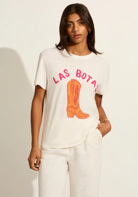 AUGUSTE THE LABEL Womens Boots Classic Tee - White