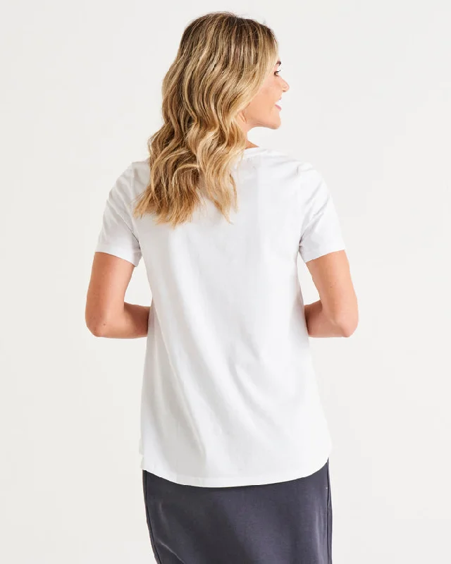 Betty Basics Luella Tee White