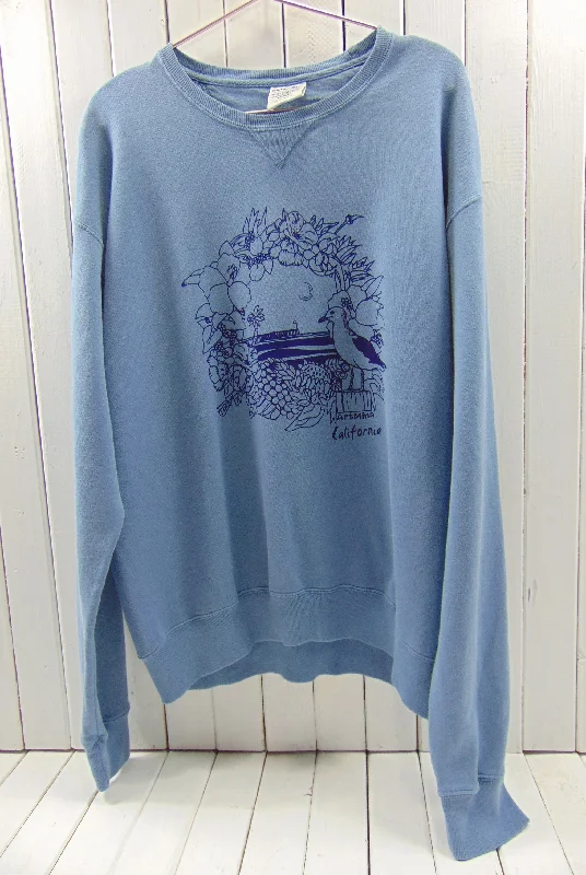 Unisex Sweatshirt ""California Pier""[American Grown Cotton] FREE SHIPPING