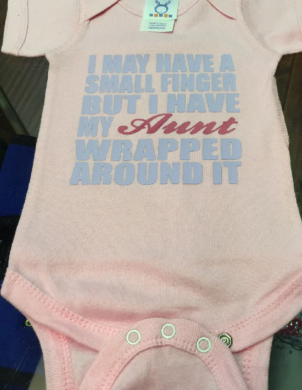 Aunt Wrapped Around My Finger Onesie