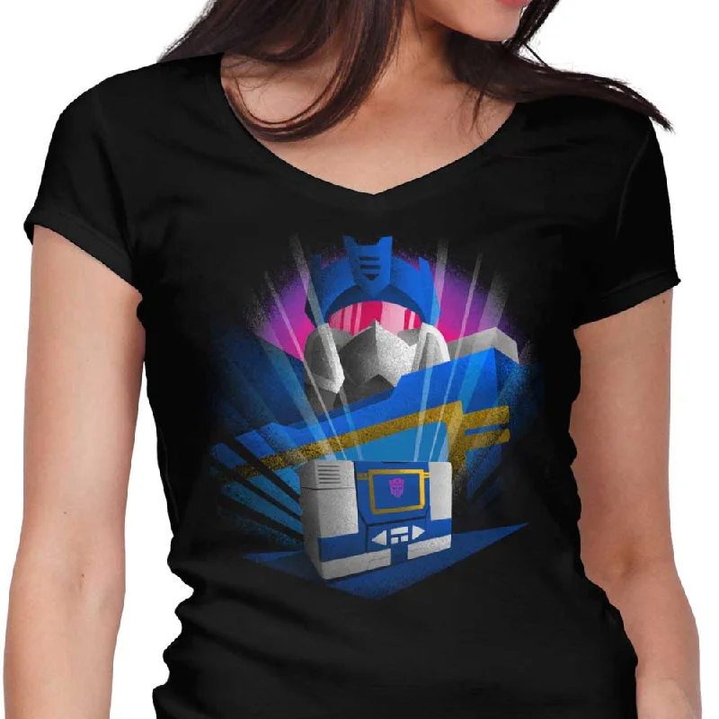 Cassette Tape - Women's V-Neck