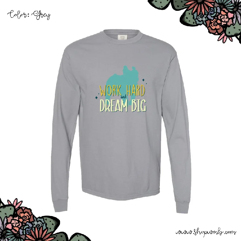 Dream Big Pig LONG SLEEVE T-Shirt (S-3XL) - Multiple Colors!