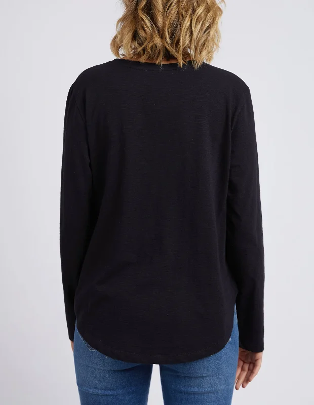 Elm Everyday L/S Tee Black