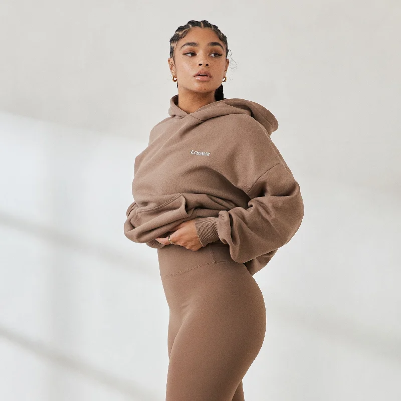 Essential Oversized Hoodie - Coffee