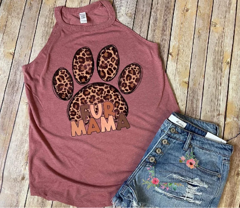 Fur Mama (leopard paw print)