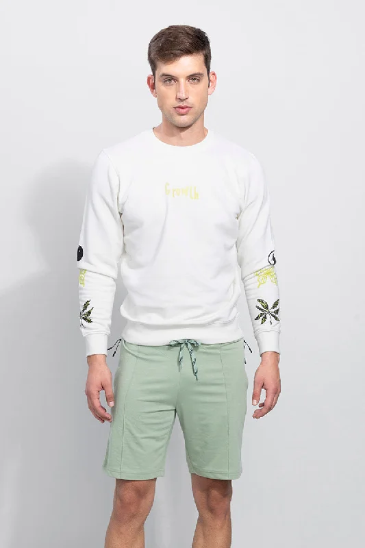 Growth White Sweatshirt