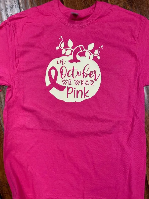 In October We Wear Pink Pumpkin T-Shirt