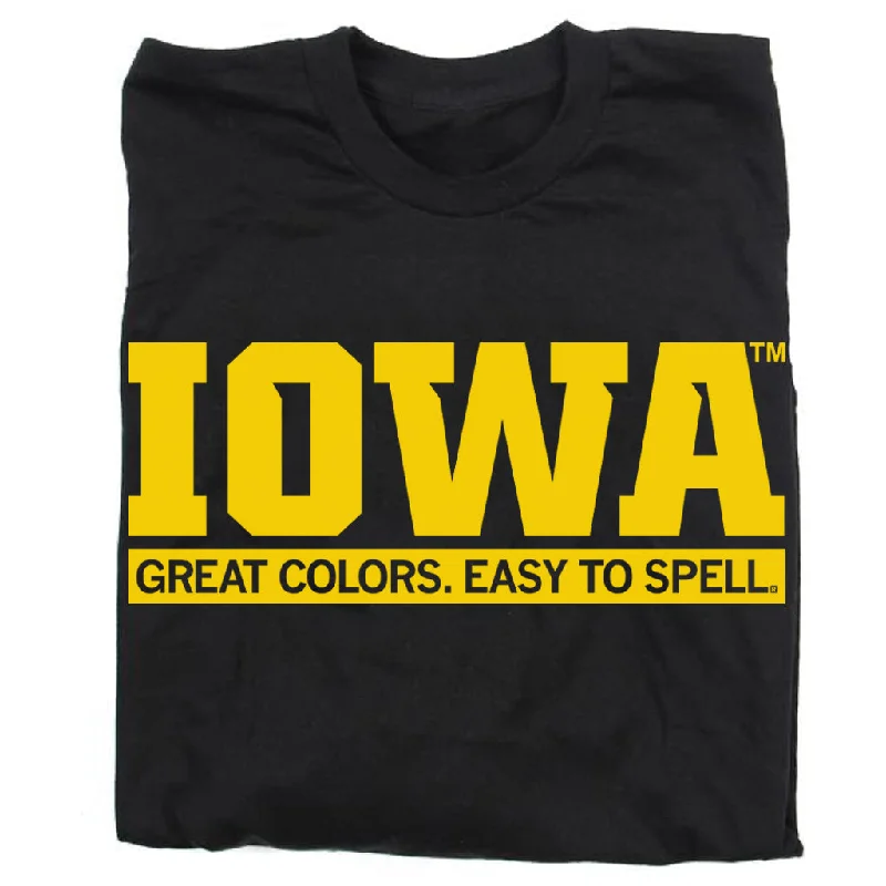 Iowa: Great Colors Easy To Spell Long Sleeve