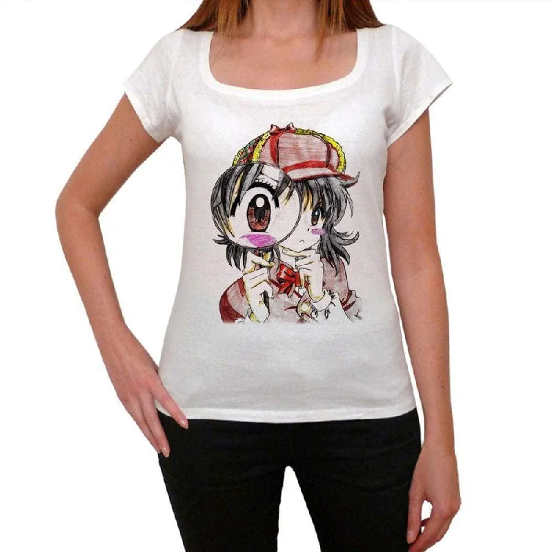 Manga detective, T-Shirt for women,t shirt gift 00088