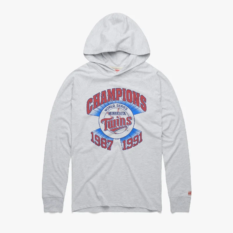 Minnesota Twins World Series Champs Lightweight Hoodie