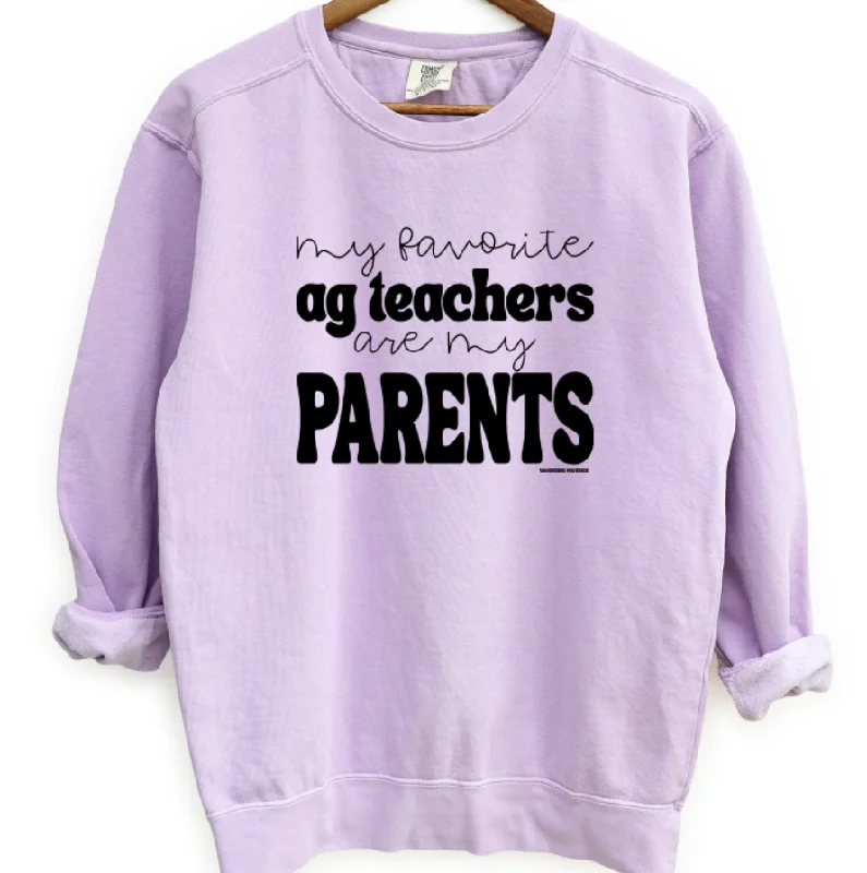 My Favorite Ag Teachers Are My Parents Crewneck (S-3XL) - Multiple Colors!