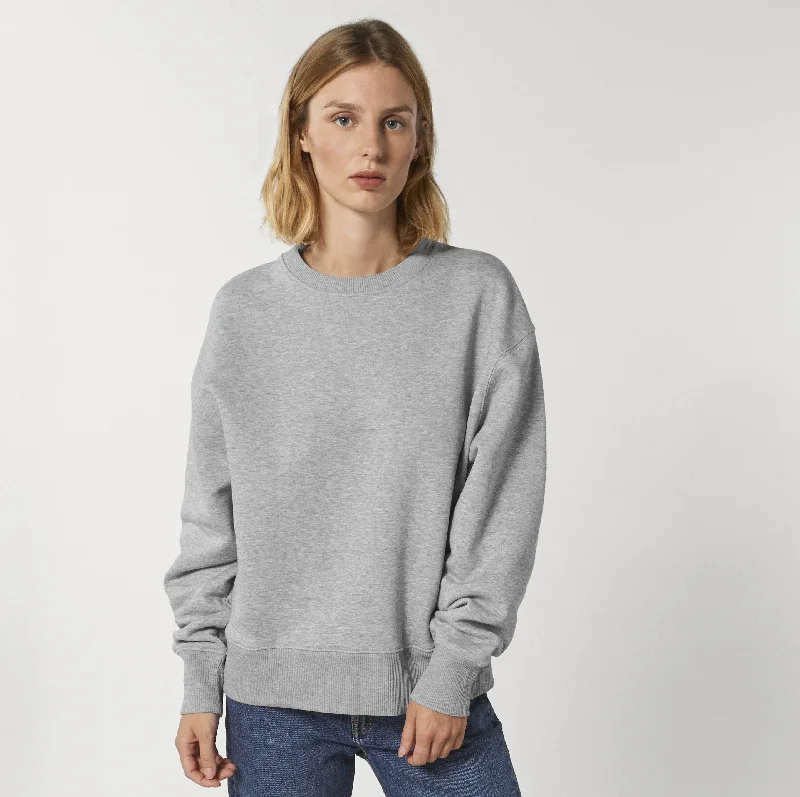 Radder Oversized Brushed Crewneck | NATURAL RAW