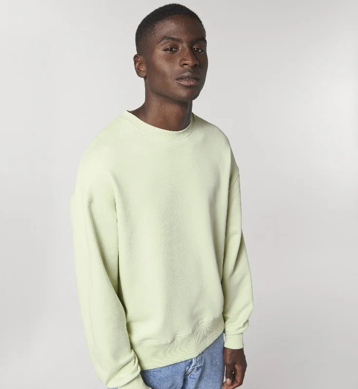 Radder Oversized Brushed Crewneck | NATURAL RAW