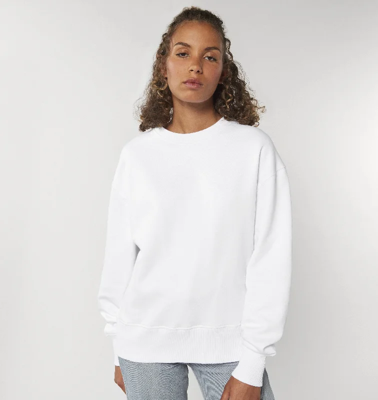 Radder Oversized Brushed Crewneck | NATURAL RAW