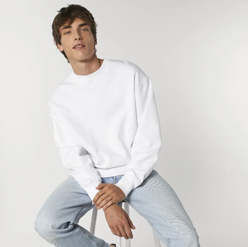 Radder Oversized Brushed Crewneck | NATURAL RAW