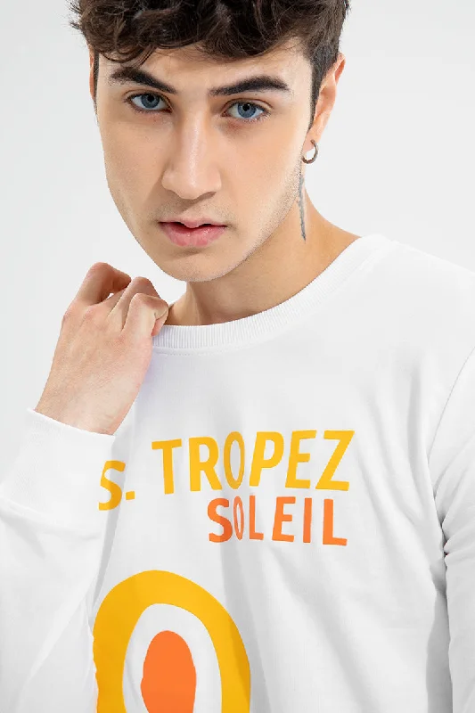 St.Tropez White Sweatshirt