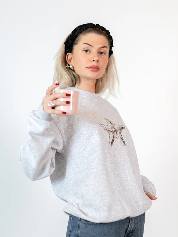 STARFISH SWEATSHIRT - GRÅ