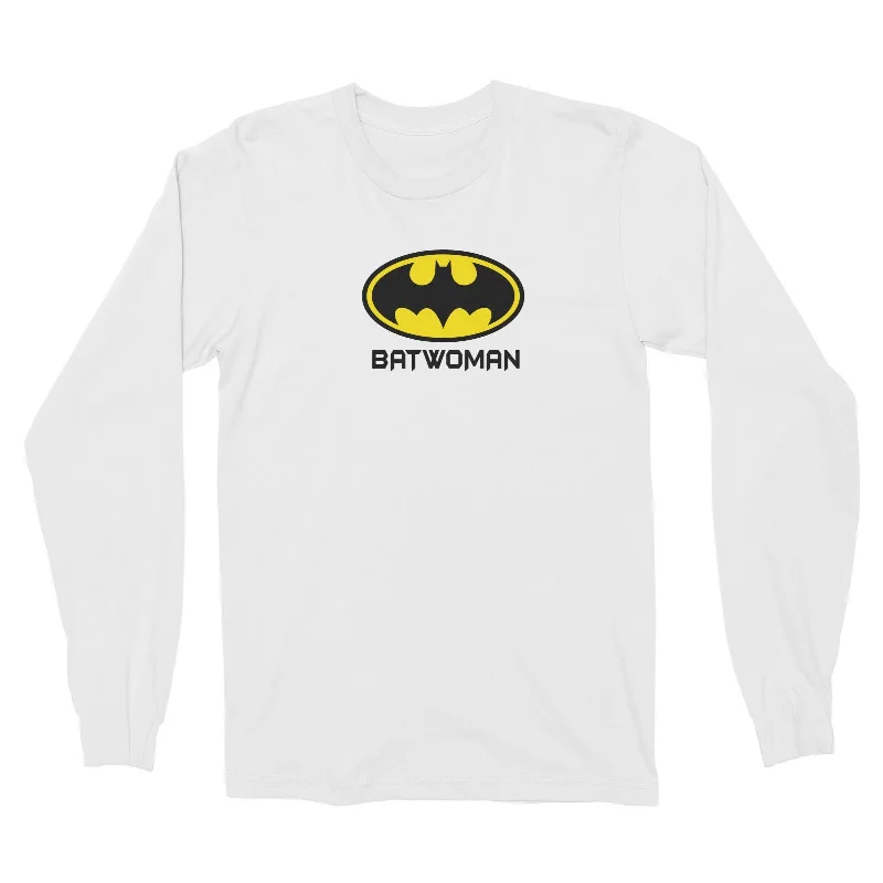 Superhero Batwoman Long Sleeve Unisex T-Shirt  Matching Family