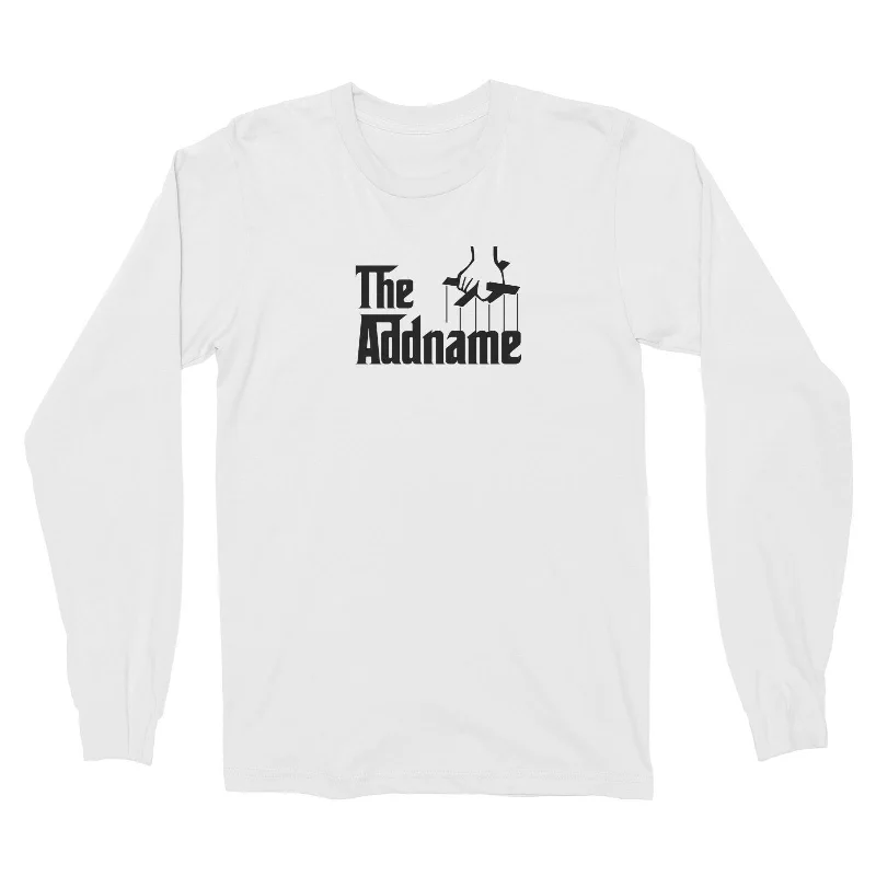 The Addname Long Sleeve Unisex T-Shirt Godfather Matching Family Personalizable Designs