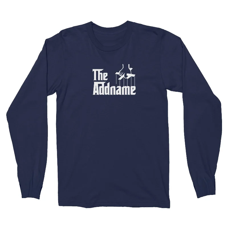 The Addname Long Sleeve Unisex T-Shirt Godfather Matching Family Personalizable Designs