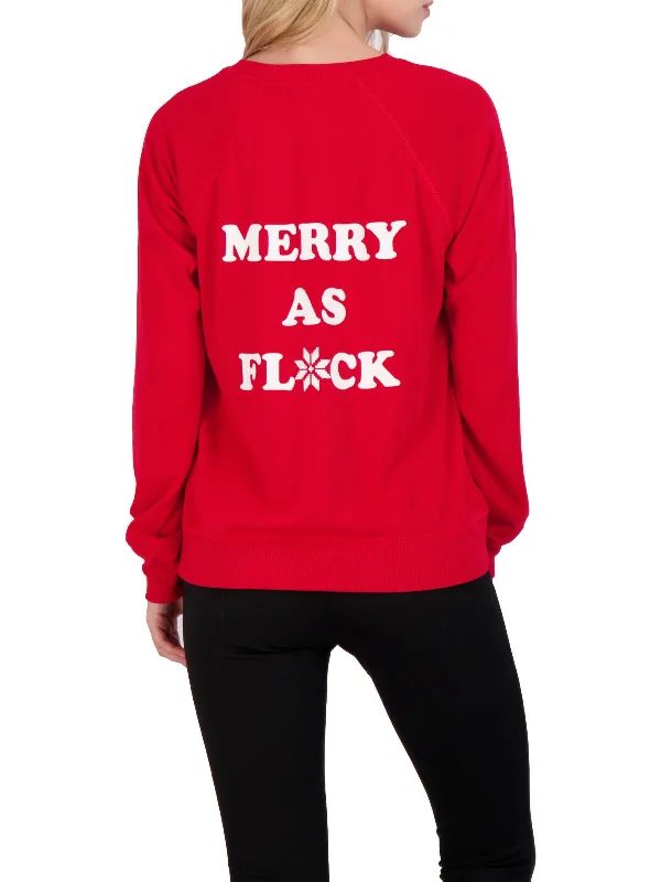 Womens Crewneck Holiday Sweatshirt