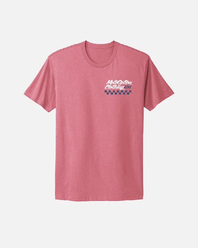 Womens Support Your Track Tee - Mauve