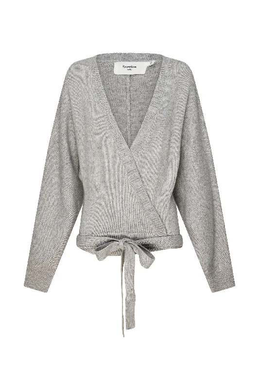 wool cashmere wrap cardigan